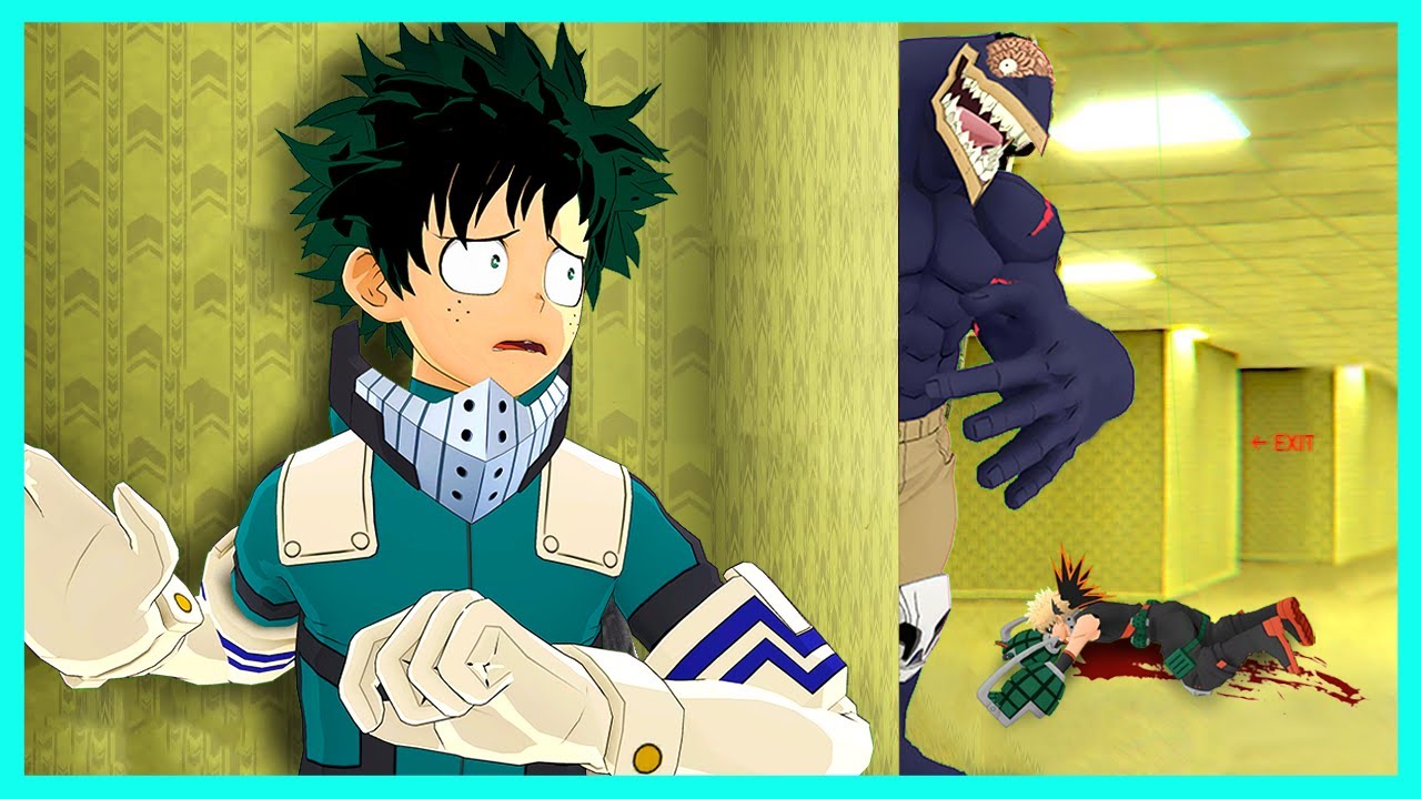 Deku Escaped The Backrooms.. (MHA VR)