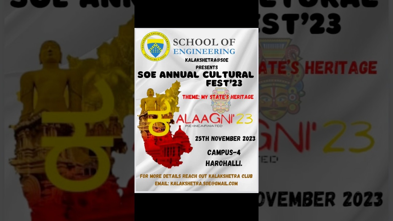 Get ready for the college cultural fest😉#dayanandasagaruniversity #schoolofengineering #status #dsu