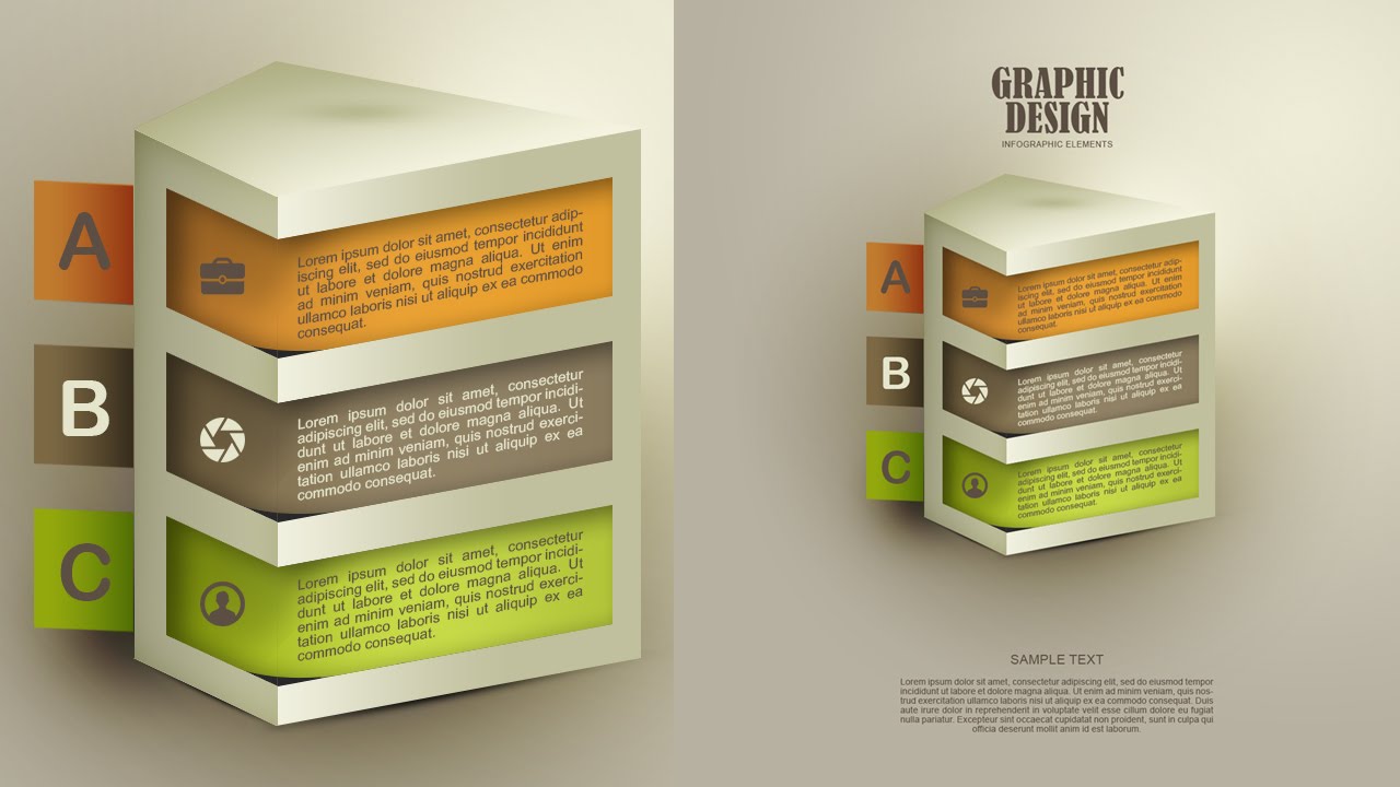 Photoshop Tutorial Graphic Design Paper In 3D Box