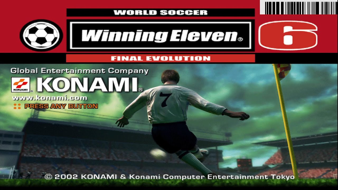 PCSX2 1.6.0. Winning Eleven 6 Final Evolution - Juventus vs Inter - PS2 Emulator - 4K/60FPS RTX3060