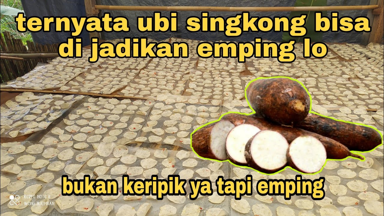 resep dan cara membuat emping dari singkong