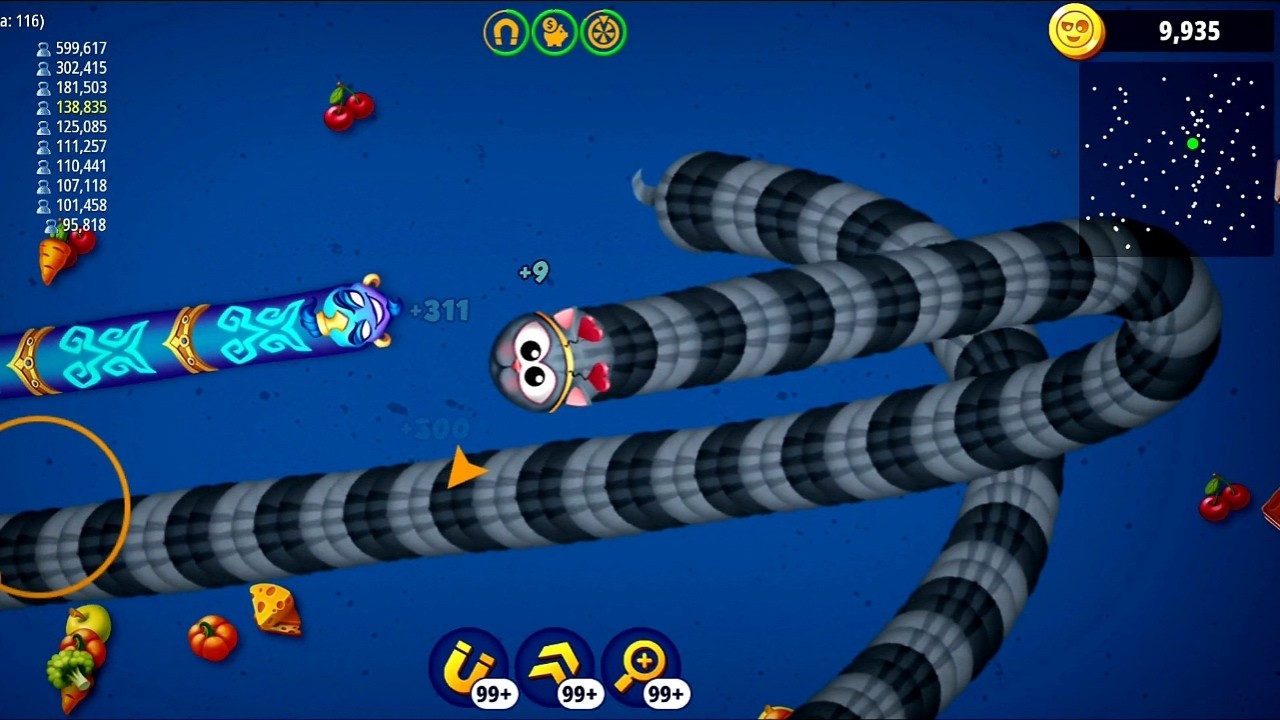 Worms Zone 🪱 game level SNAKE #gaming