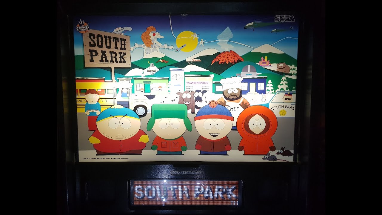 South Park Pinball machine gameplay