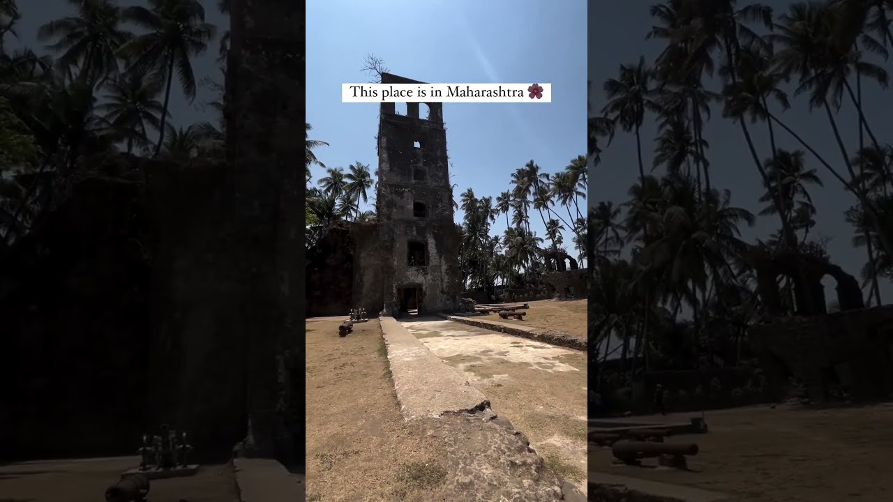 Portuguese fort in Revdanda📌 #alibag #hillresortalibag