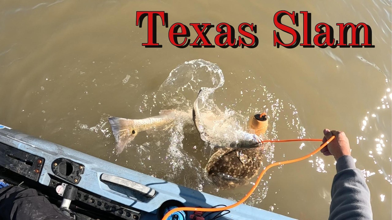 (TEXAS SLAM) Рыбалка на прибрежном водном пути Сарджента в Техасе: ловля пятнистой форели, красно...
