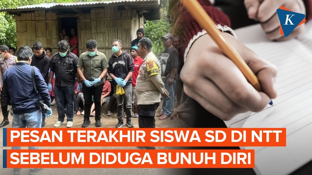 Pesan Terakhir Siswa SD di NTT Sebelum Diduga Bunuh Diri, Sepucuk Surat untuk Sang Ibu
