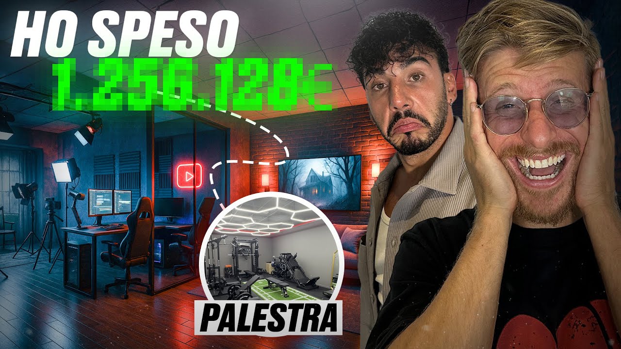 TOUR COMPLETO DEL NOSTRO UFFICIO DOPO 9 MESI DI LAVORI - C&rsquo;&Egrave; UNA STANZA SEGRETA CON PALESTRA ASSURDA