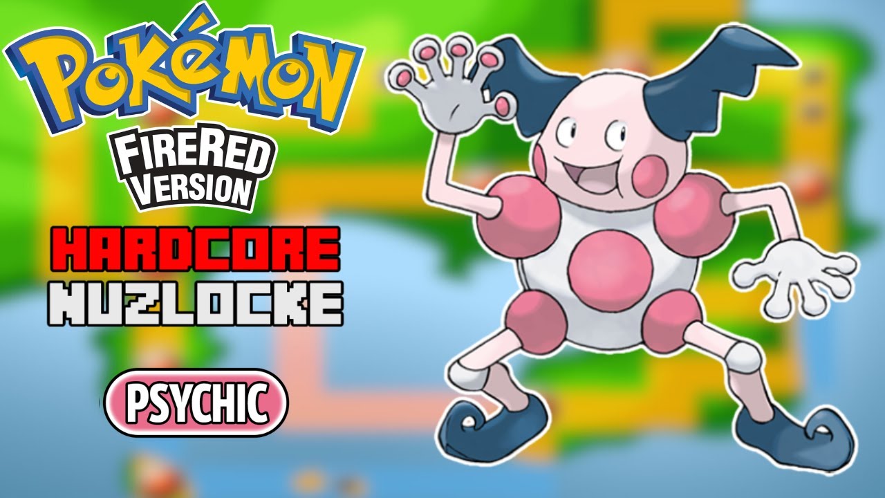 Pokemon FireRed Hardcore Nuzlocke - PSYCHIC Only (NO Items, NO Overleveling)
