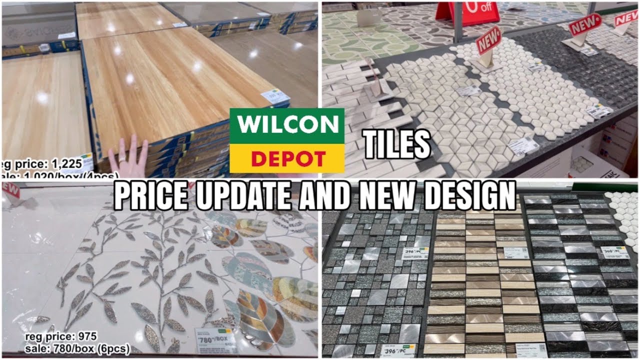 WILCON DEPOT TILES PRICELIST (New Tiles Design 60x60cm, 30x30cm and more) | Philippines | Mae W.