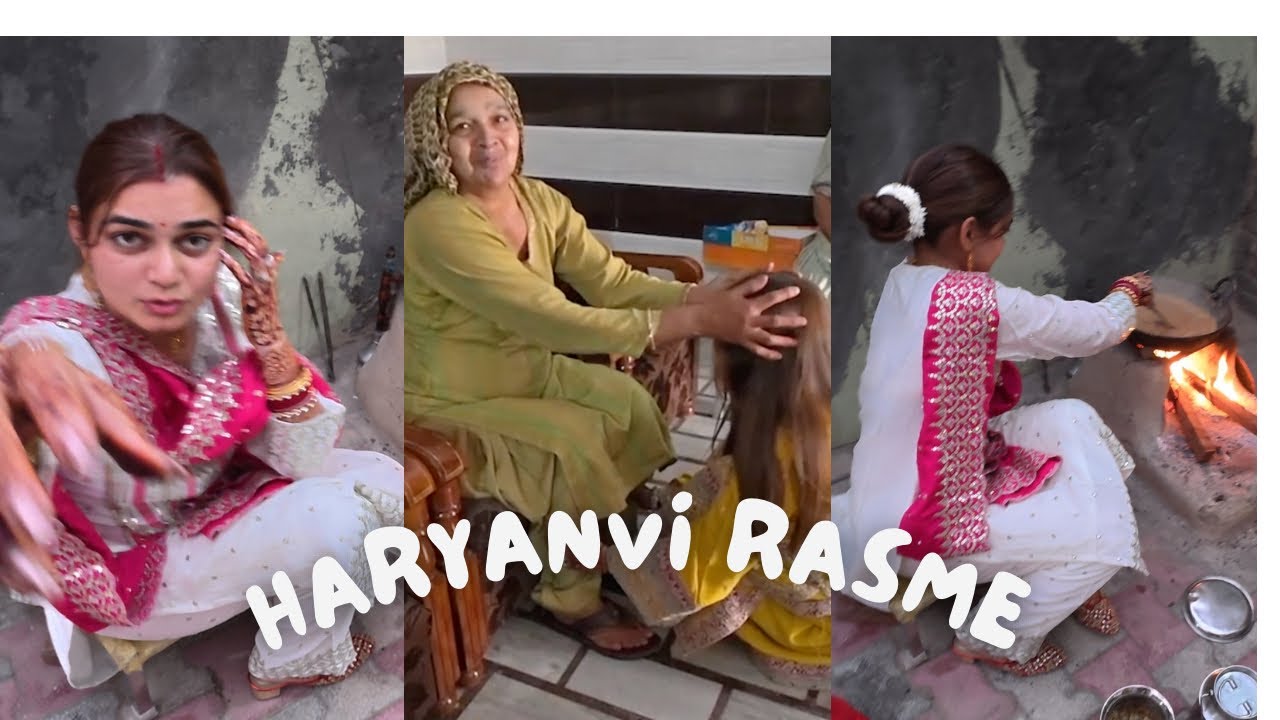 SASURAL ME PEHLI RASOI || HARYANVI RITUALS || Fancy Nancy