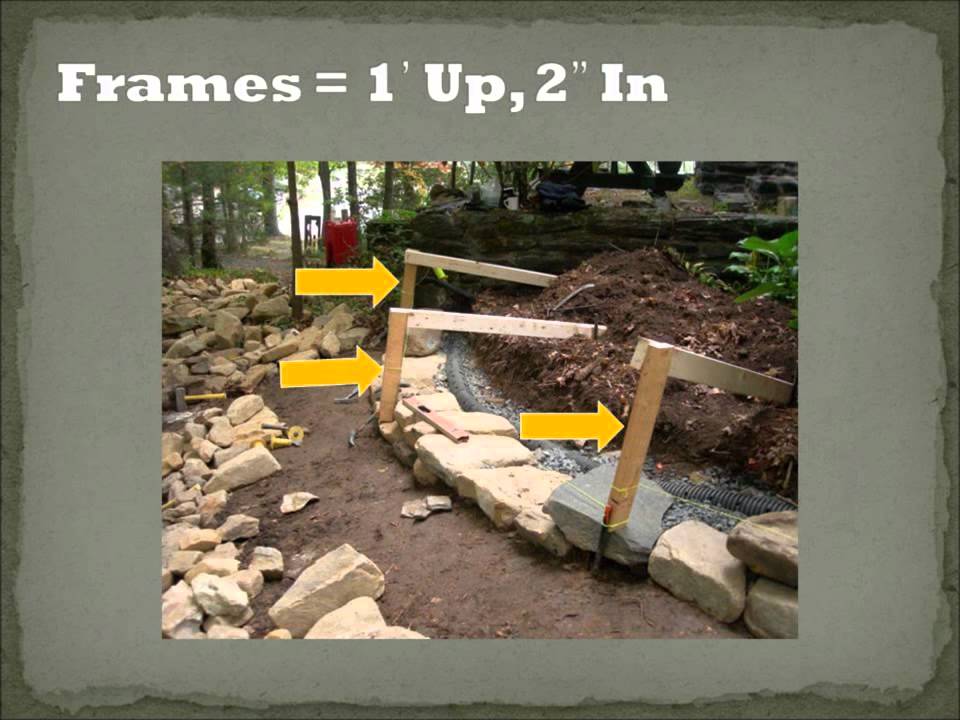Do It Yourself Drystone Retaining Wall Penland North Carolina 2008