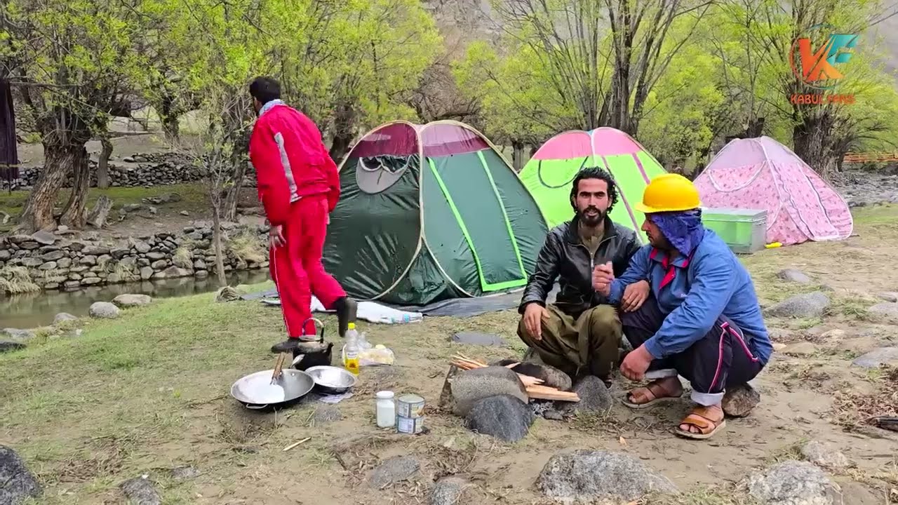 سفر پنجشیر  - چای صبح و جزا دادن ربانی به بچا 🤣