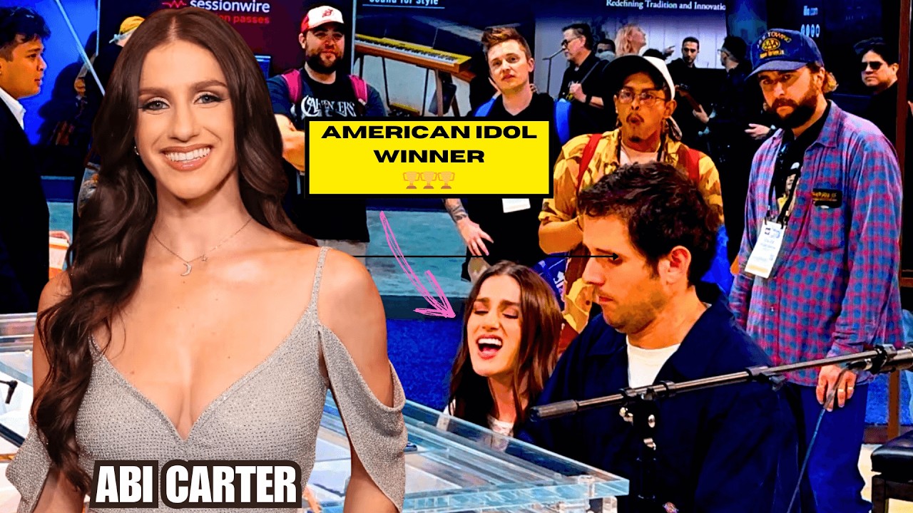 Janitor PRANKS American Idol Winner Abi Carter in Front of EVERYONE 😱🎹