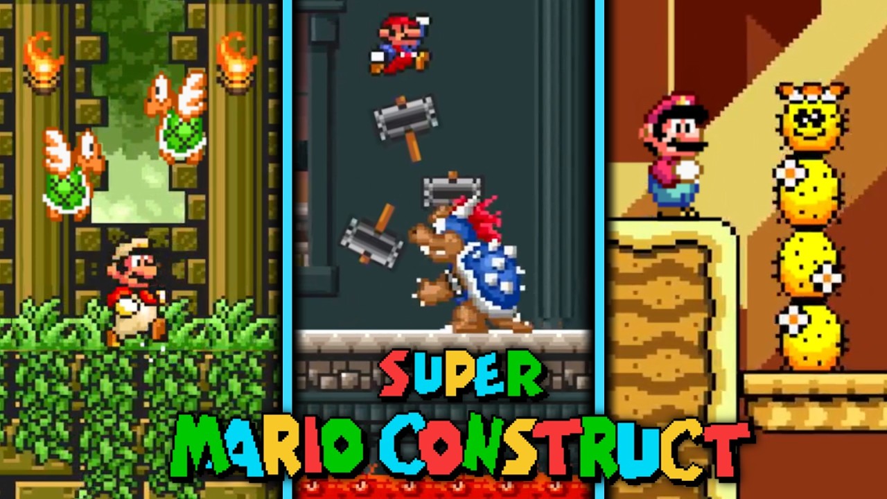 Super Mario Construct — это ФАНТАСТИКА! — Фан-игра Mario Maker для ПК