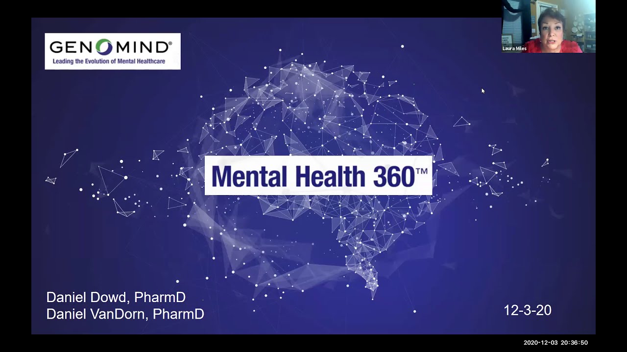 The Mental Health 360™ - Mental Health Map™ vs. Professional PGx Express™