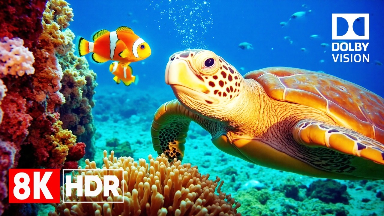 Lost in the Endless Ocean 🌊 Wildlife in Ultra Real 8K HDR