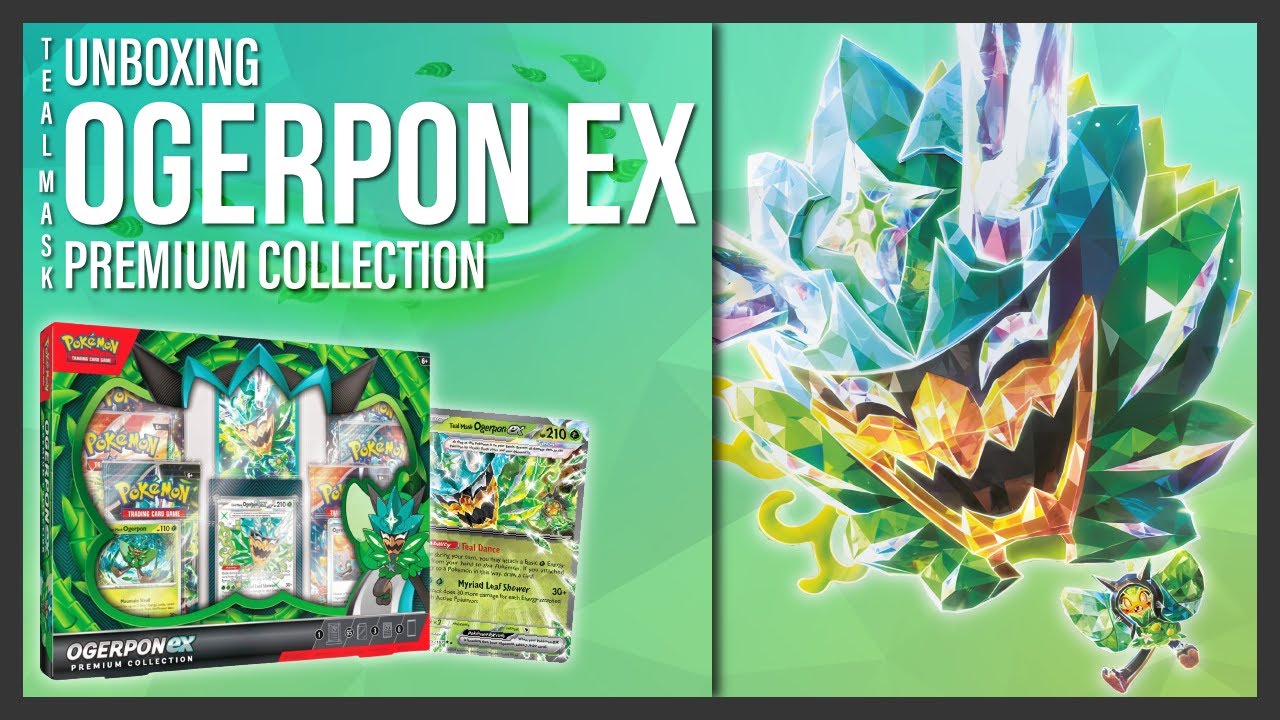 Unboxing: OGERPON EX PREMIUM COLLECTION. La Razón por la cual Bajo el Precio de las Cartas Ogerpon.