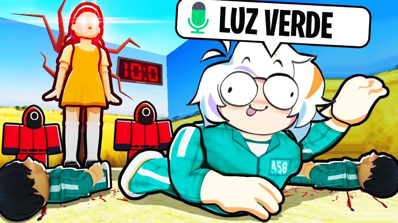 TROLLEAMOS CON CHAT DE VOZ EN LOS JUEGOS DEL CALAMAR 2 COMPLETO (SQUID GAME ROBLOX)