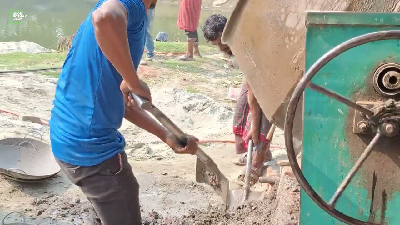 ছাঁদ ঢালাই।। Concrete Roof Slab Casting।