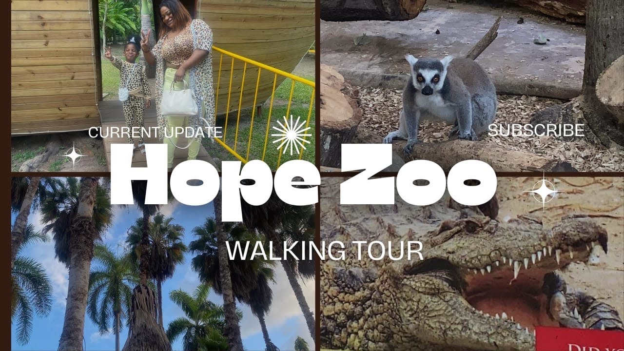 HOPE ZOO WALKING TOUR- KINGSTON JAMAICA CURRENT UPDATES