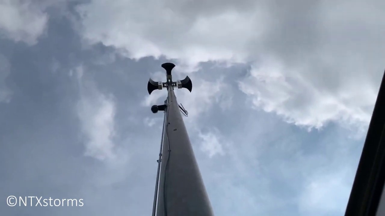 Addison, TX New Install Federal Signal DSA6 Siratone Chime on UV Local Testing