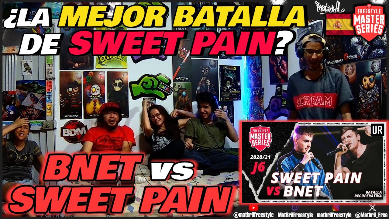 🔴COLOMBIANOS REACCIONAN a BNET vs SWEET PAIN - ¿La MEJOR BATALLA de SWEET PAIN? [FMS ESPAÑA 2020]