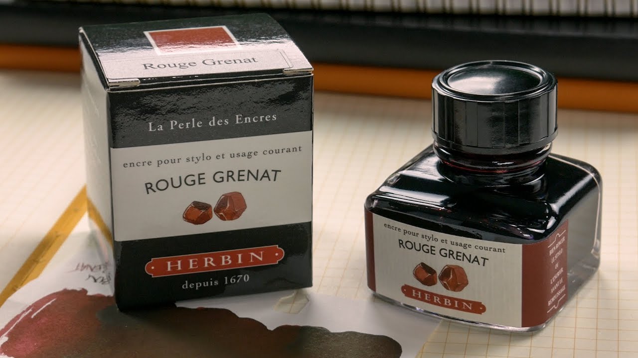 Hot Stuff! J. Herbin Rouge Grenat!