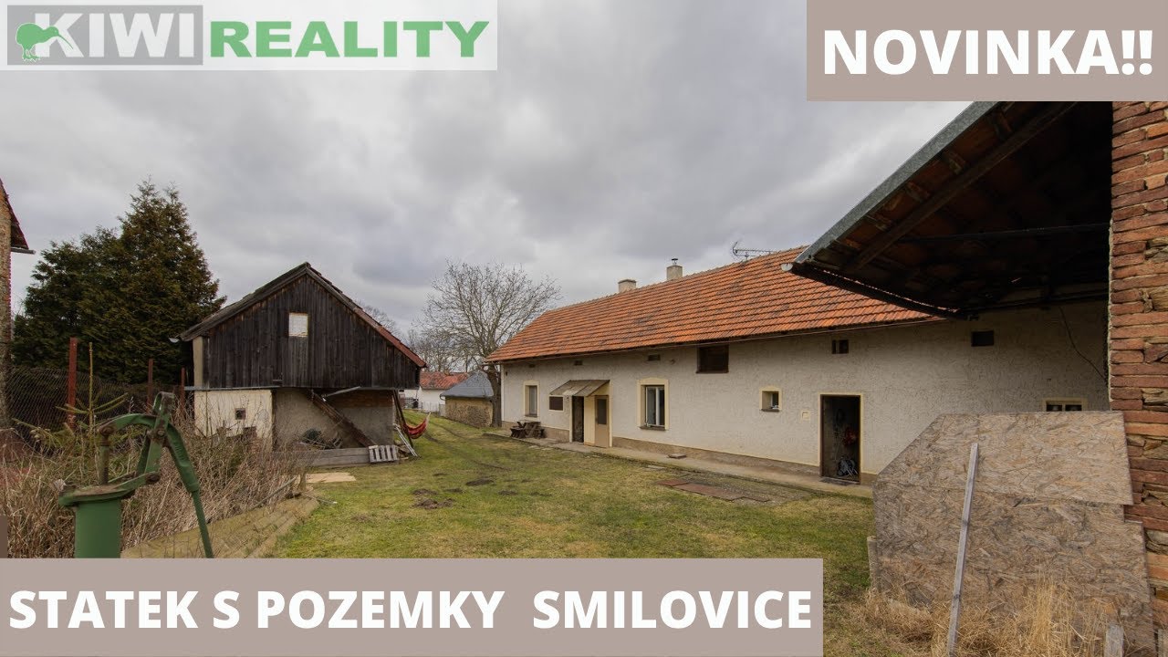 Prodej, statek s pozemky, Smilovice