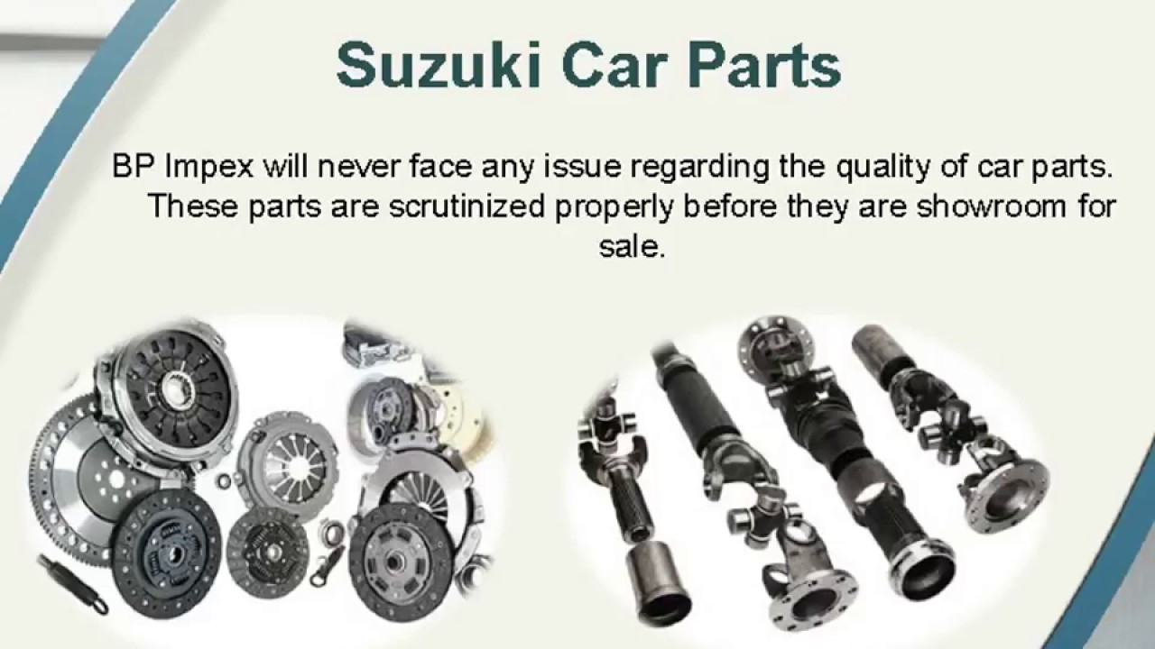Genuine Suzuki Spare Parts | BP Auto Spares India