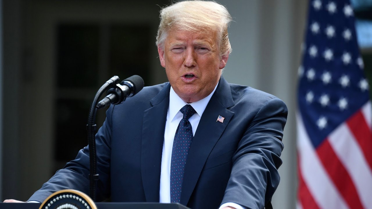 WATCH: President Trump criticizes China and Joe Biden in White House Rose Garden speech