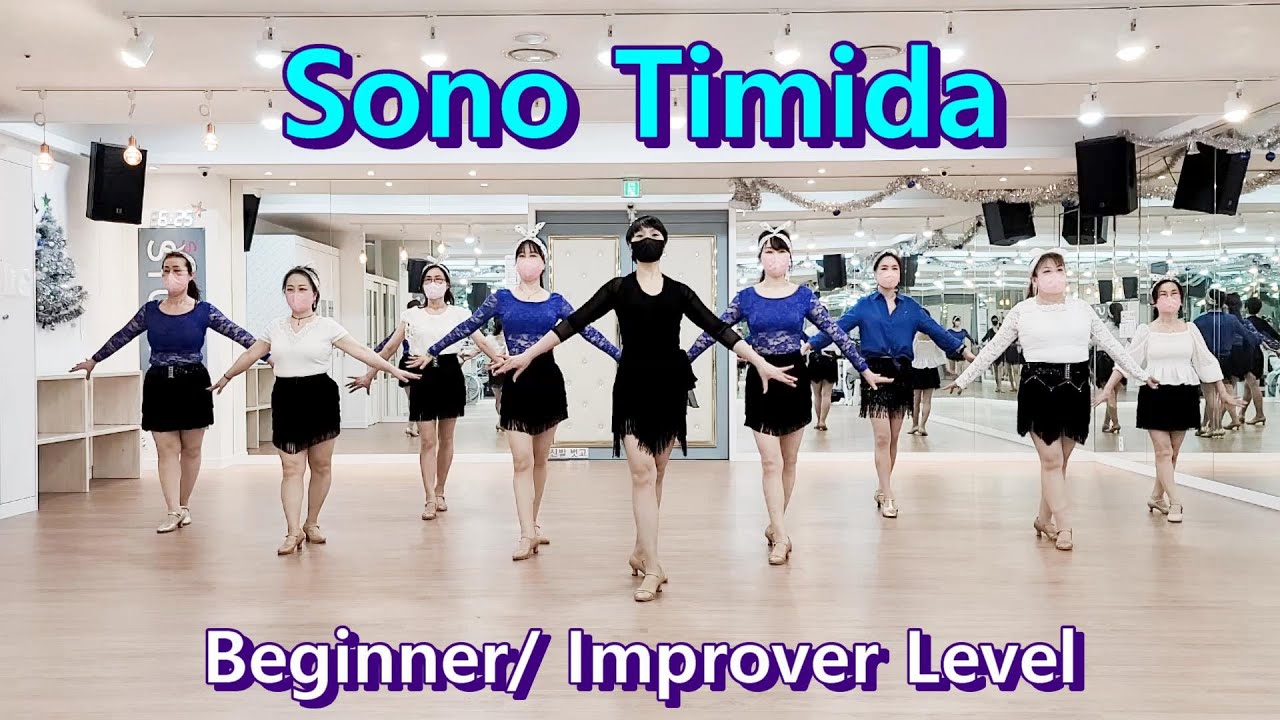 Sono Timida Line Dance (Beginner/ Improver Level)