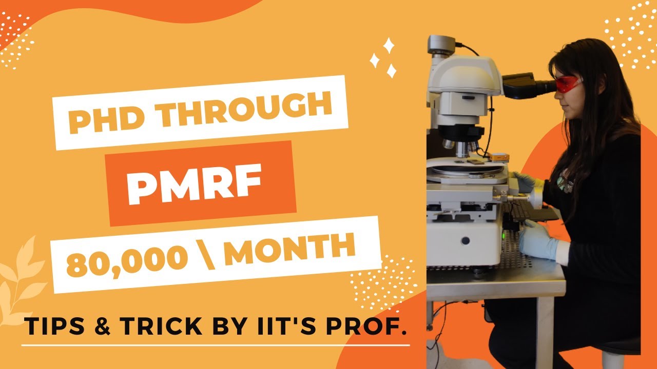 PMRF Great option for PhD:- with Priyansha , Assistant Professor @ IIT Roorkee|| 80000 stipend\Month