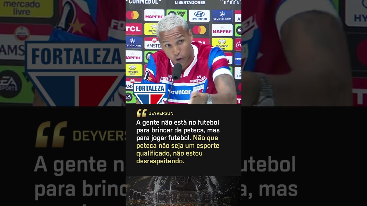 DEYVERSON: 'FUTEBOL N&Atilde;O &Eacute; PETECA'! 👏⚽ #shorts