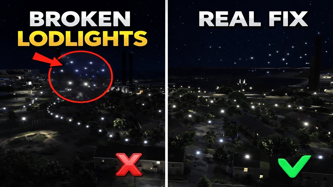 Fix LOD LIGHT Conflicts in FiveM (Floating Lights & Night Flicker Fixed) 2026