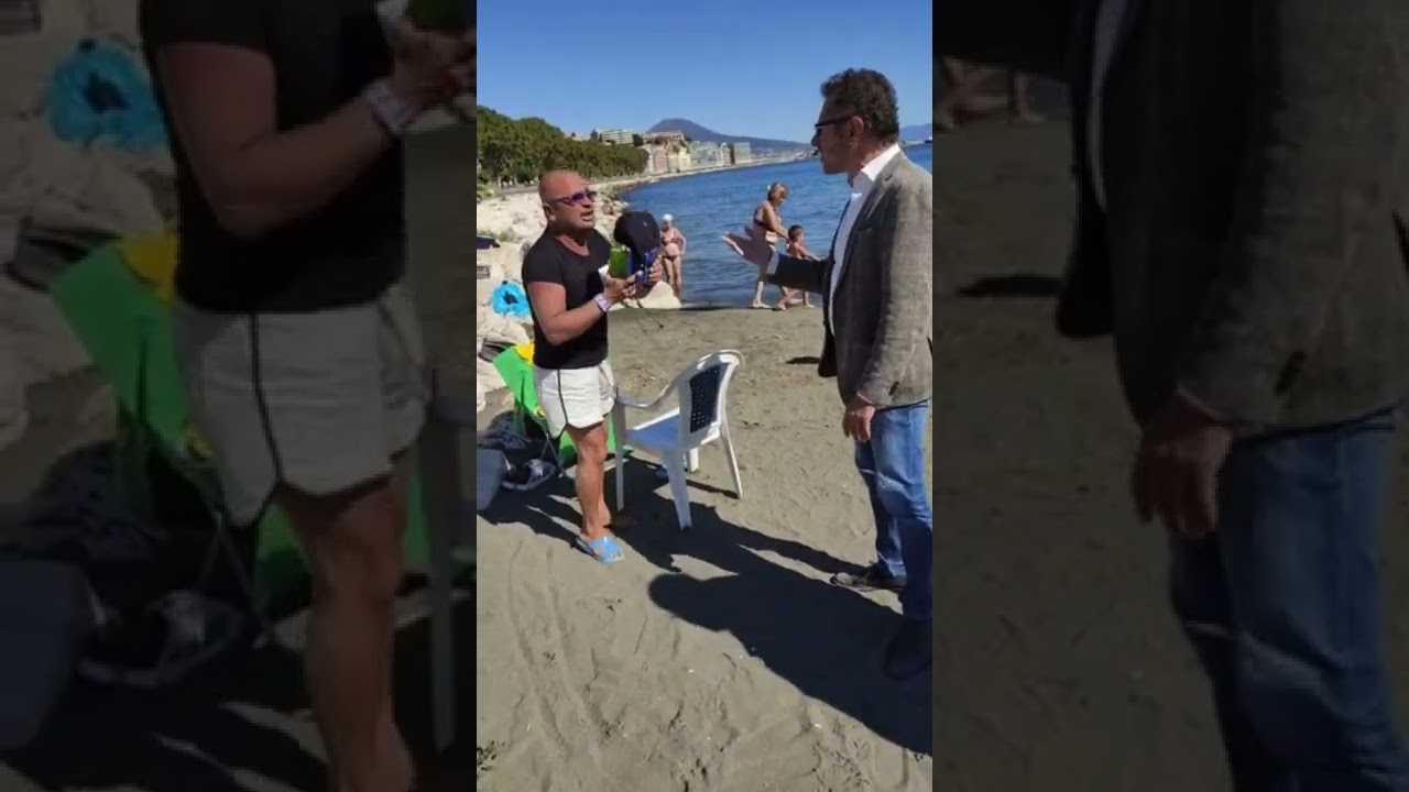 BORRELLI AGGREDITO VERBALMENTE IN SPIAGGIA, UOMO RICONOSCIUTO DALLA POLIZIA