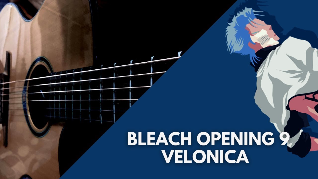 (TABS) Bleach Opening 9 Velonica -Aqua Timez- Fingerstyle Guitar Cover