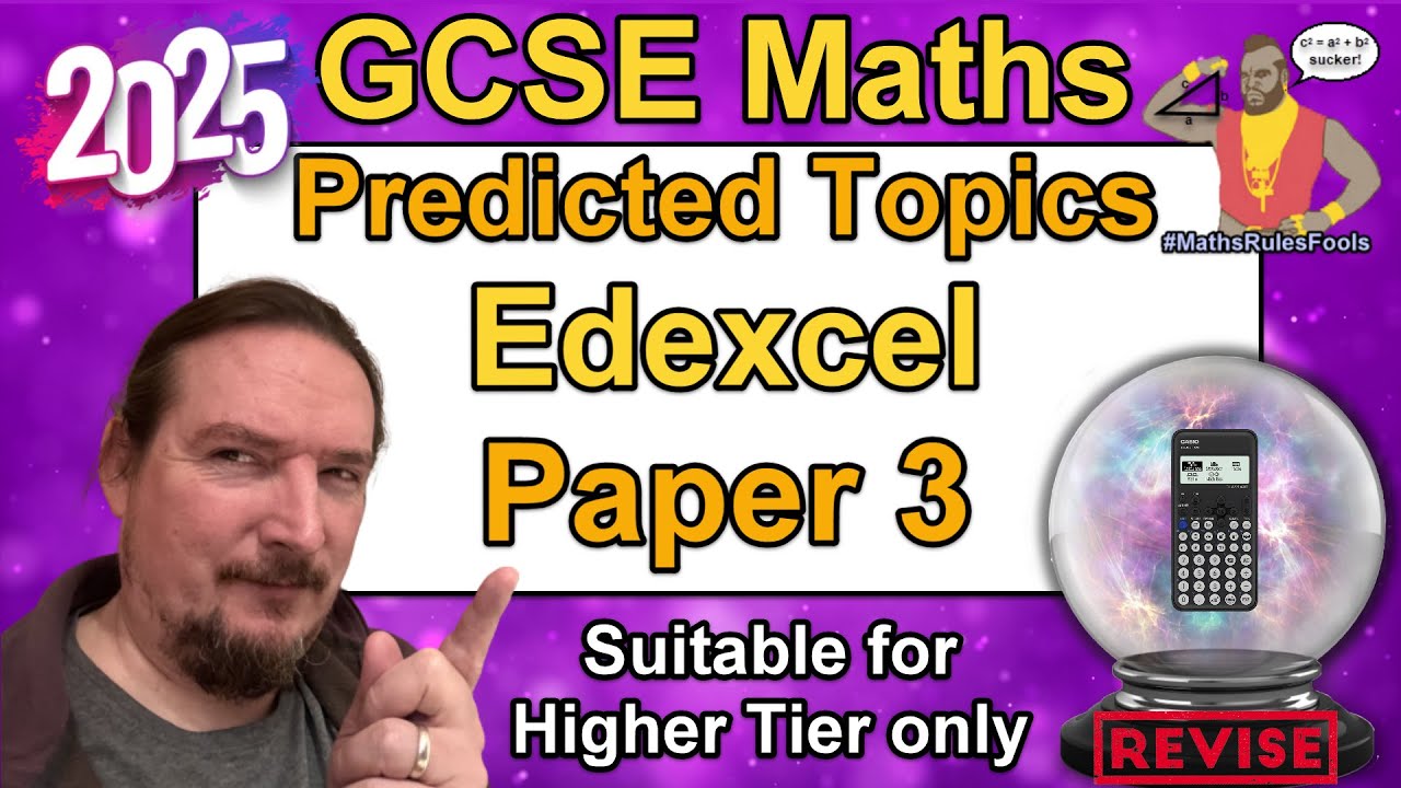 Edexcel GCSE Maths - Predicted Paper 3 - November Resits 2025 -  Higher Tier