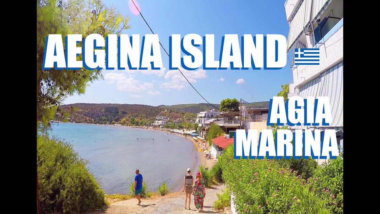 Aegina Island Greece: Driving Tour From Agia Marina Beach To Aegina Port