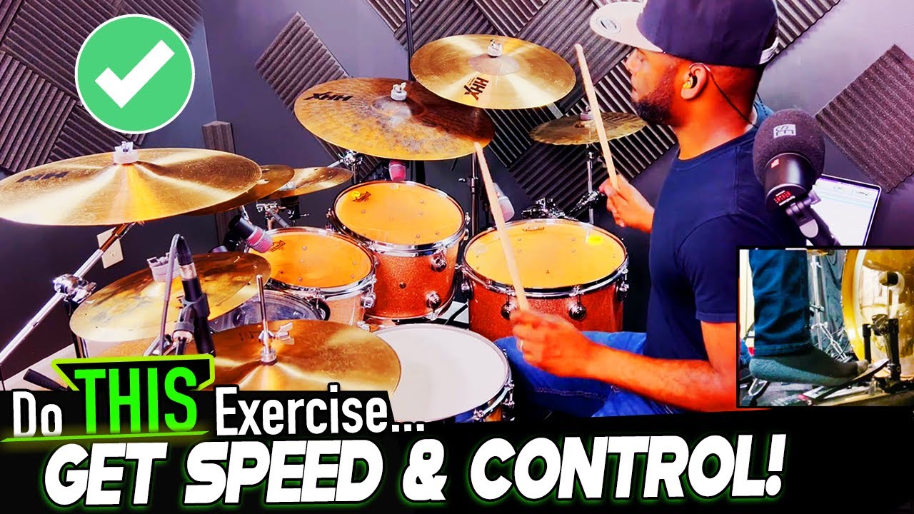 This Will QUICKLY Increase Your Hand & Foot Speed on Drums |   Independence Drum Lesson
