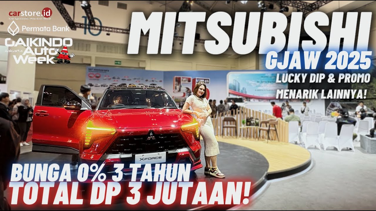 Mitsubishi Menggila di GJAW 2025, Diskon Puluhan Juta⁉️Review Xpander Cross Xforce Pajero Terbaru
