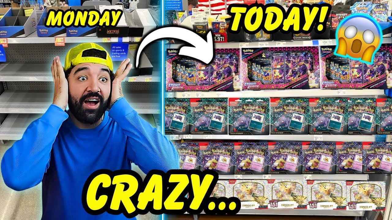 This Pokemon RESTOCK @ Walmart was... CRAZY! 😱