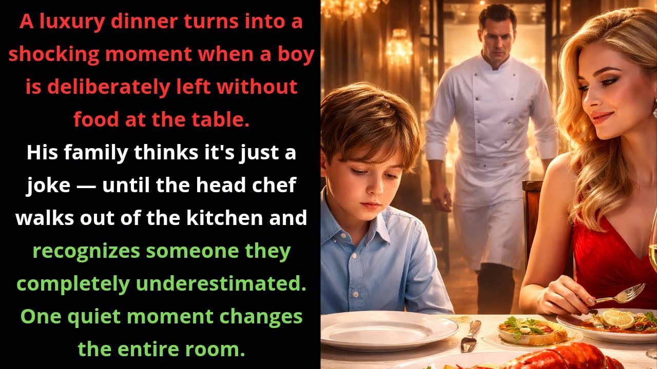 They Refused to Feed My Son at Dinner… Then the Chef Walked Out and Everything Changed #reddit 