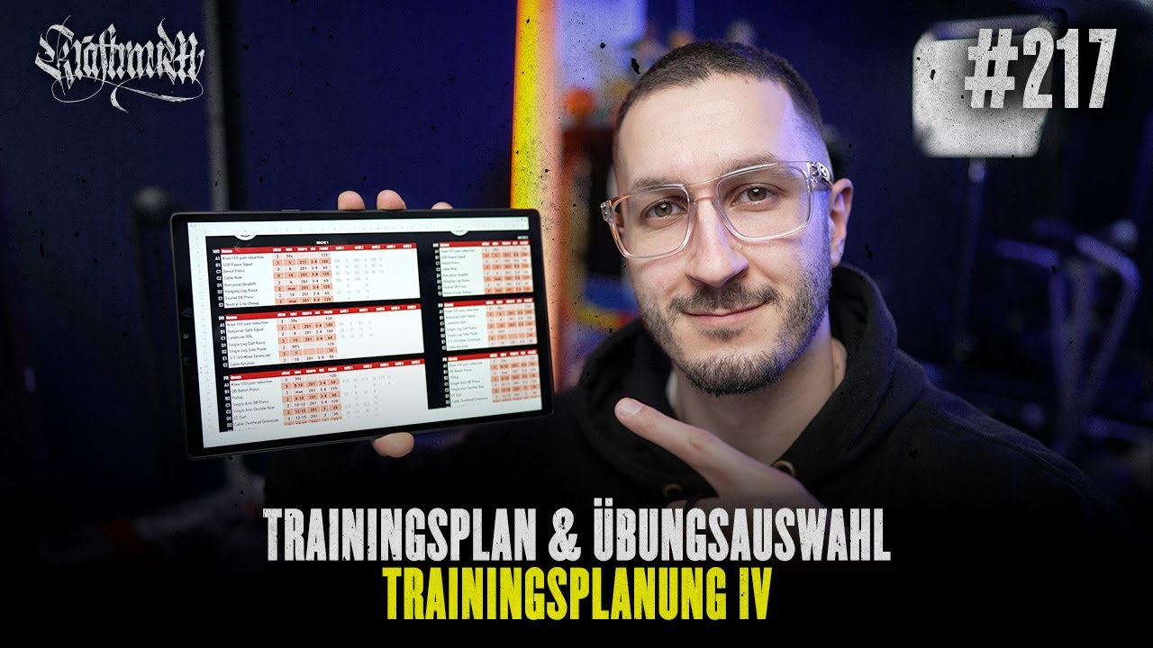 Trainingsplanung IV: Trainingsplan & Übungsauswahl - Kraftraum Podcast 217