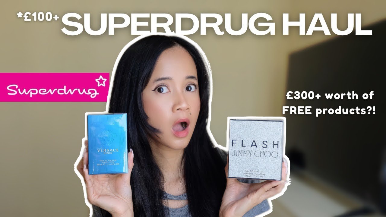 *HUGE* SUPERDRUG HAUL AND £300+ WORTH OF FREE PRODUCTS 😱📦📦