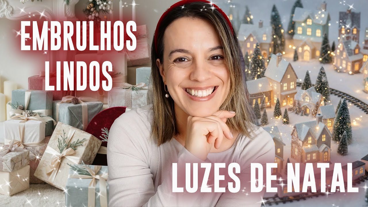 🎄 Vlog de Natal  Luzes em Lousada + Embrulhar Presentes com Estilo