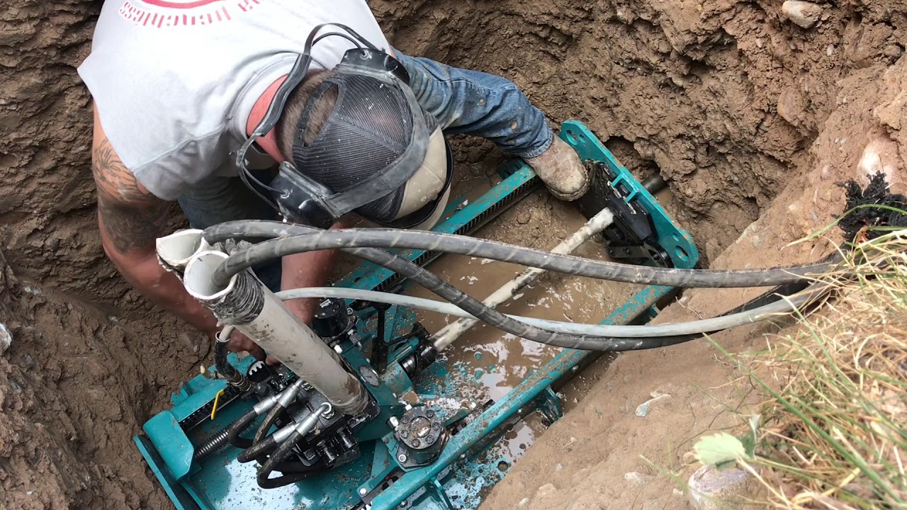 Difficult Water Line Repair in Rocky Conditions
