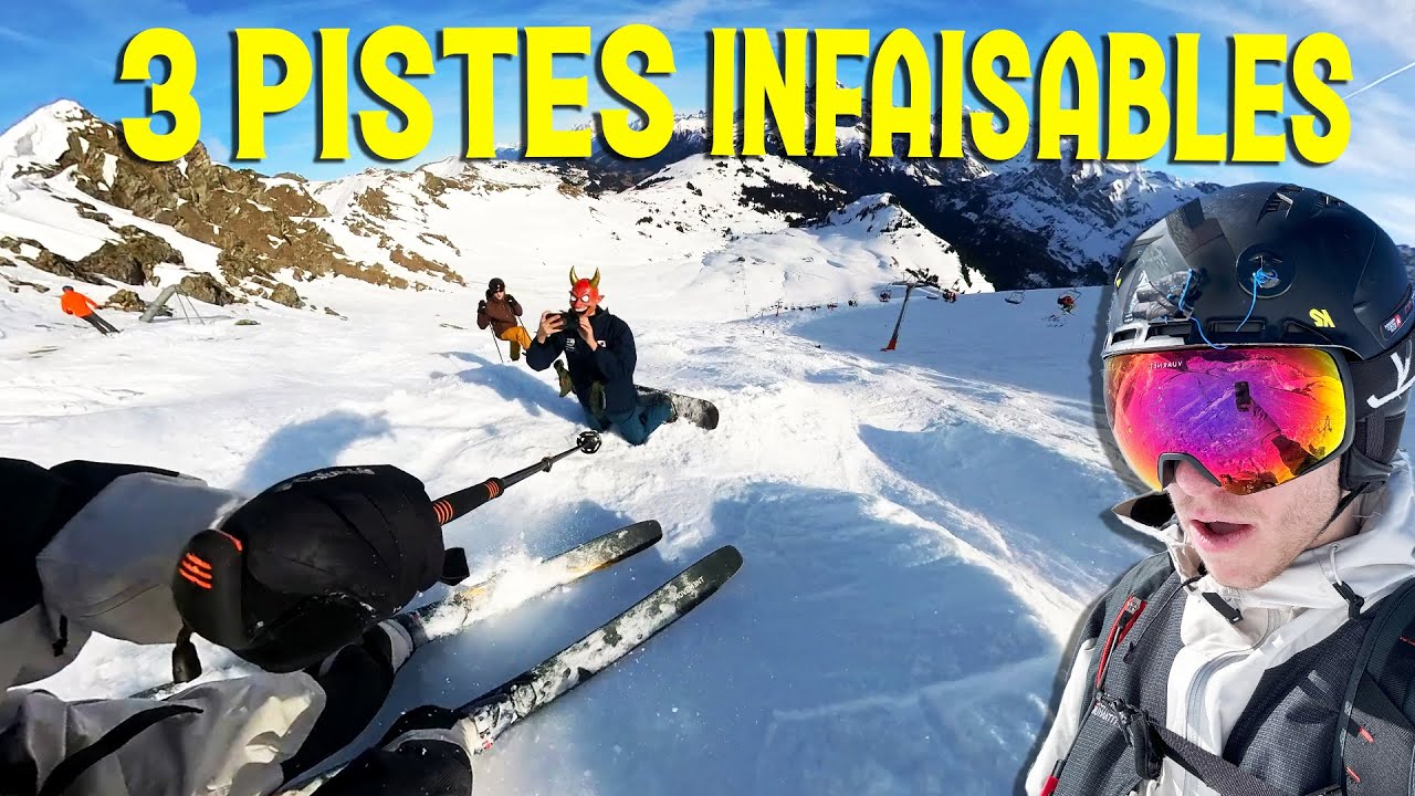JE FAIS LES 3 PISTES LES PLUS DIFFICILES D'EUROPE