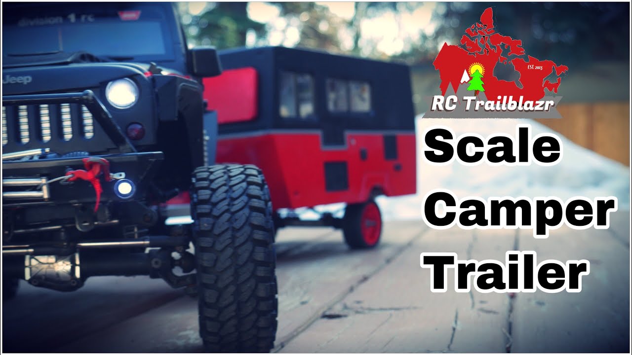 Hand Made 1:10 Camper Trailer - RC Trailblazer