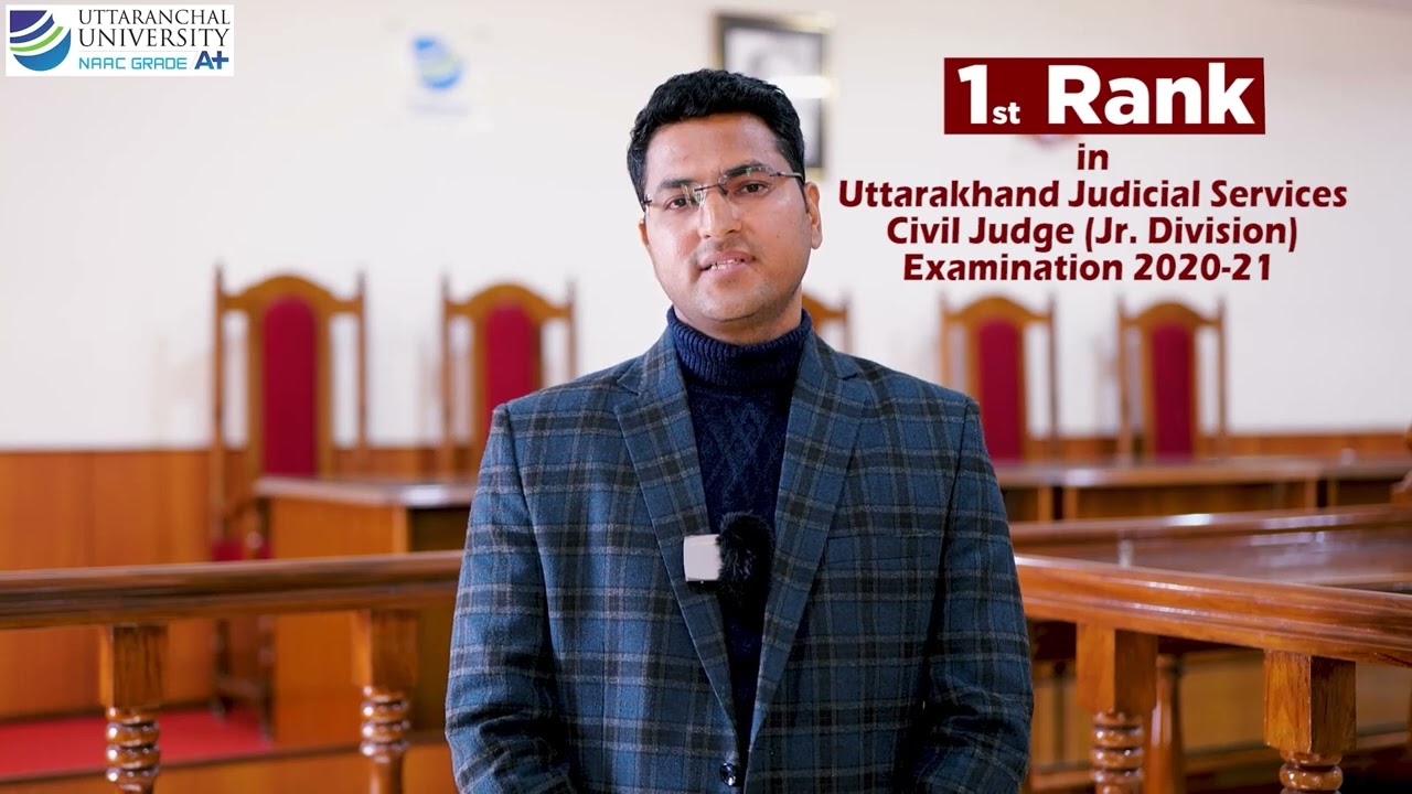 How To Crack The Judicial Services Exam - Interview With Anup Singh Bhakuni - Uttaranchal University