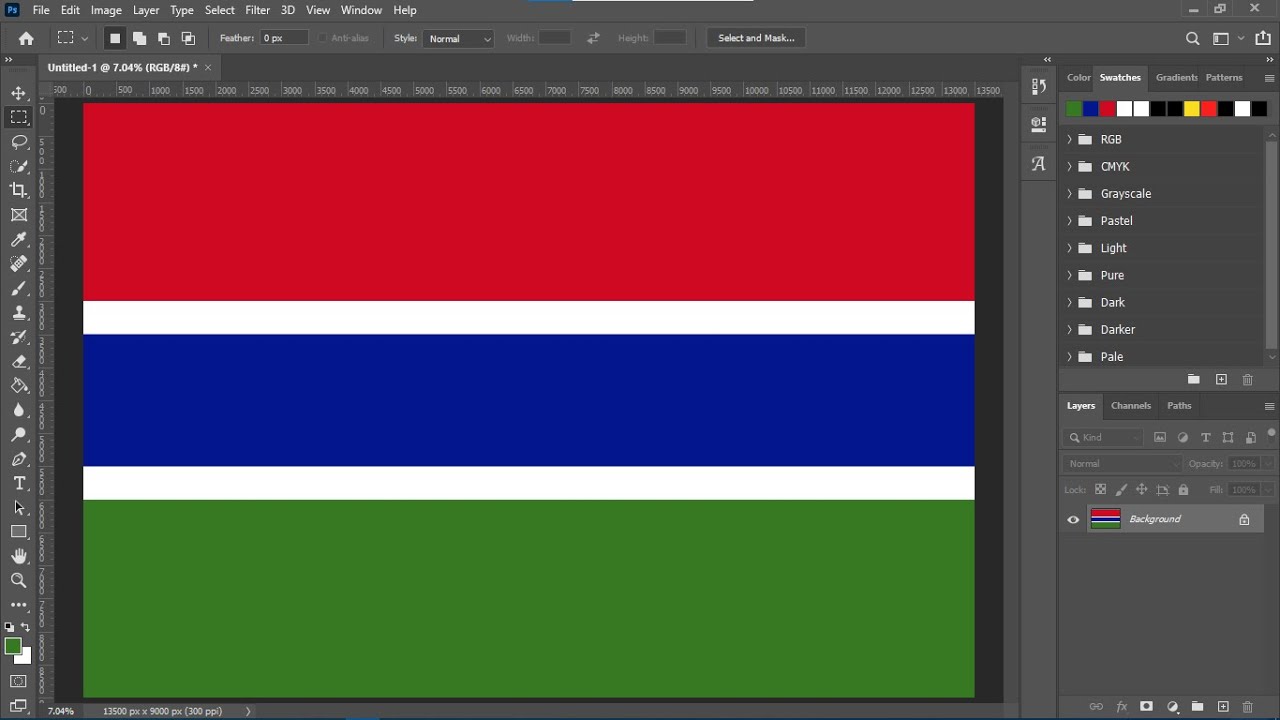Flag of the Gambia